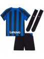 Inter Milan Heimtrikotsatz für Kinder 2022-23 Kurzarm (+ Kurze Hosen)
